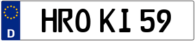 Truck License Plate